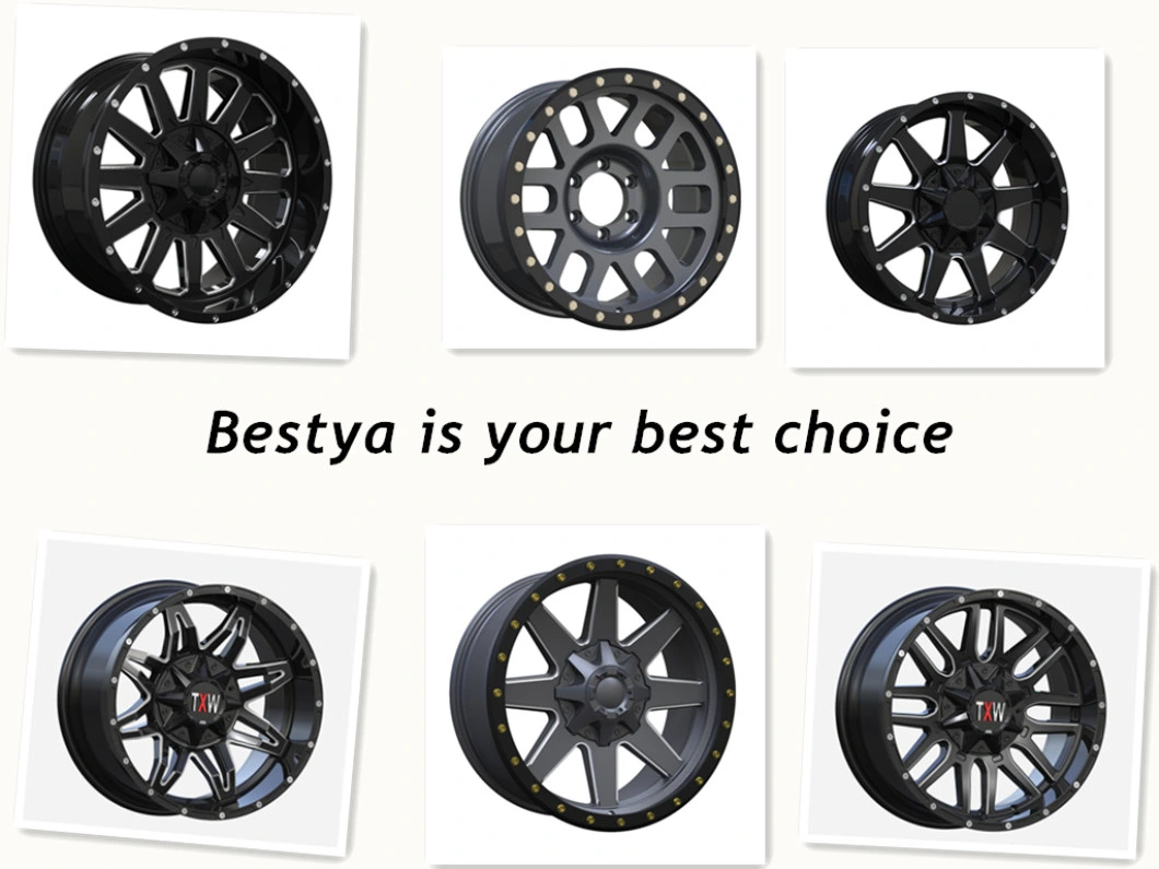Replica Aluminum Wheels Aftermarket Alloy Wheels Offroad Wheels Rims Car Alloy Wheels for Toyota/BMW/Audi/Nissan/Ford/Jeep