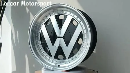Nuevo diseño de llantas de aleación del mercado de accesorios, réplica de llantas de aleación de coche para VW
