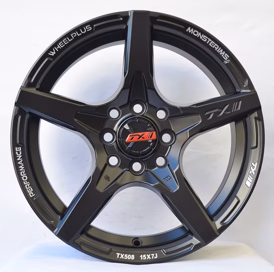 J5119 Réplica Llanta de aleación Llanta Auto Mercado de accesorios Rueda de automóvil para neumático de automóvil