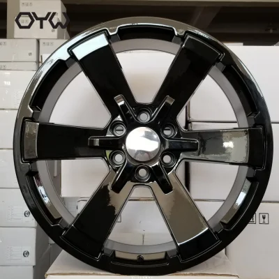 Réplica de ruedas de coche de aleación de 22 pulgadas color negro azabache para Toyota